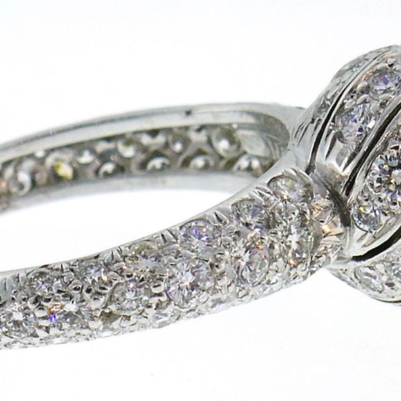 Tiffany & Co. Schlumberger Buds Round Brilliant Engagement Ring with a Diamond - Picture 9 of 11